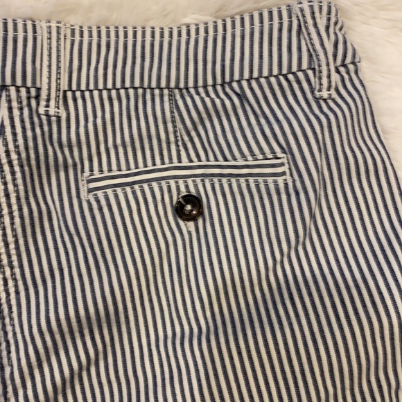 Boden Navy & White Striped Shorts Size 6 - Picture 8 of 8